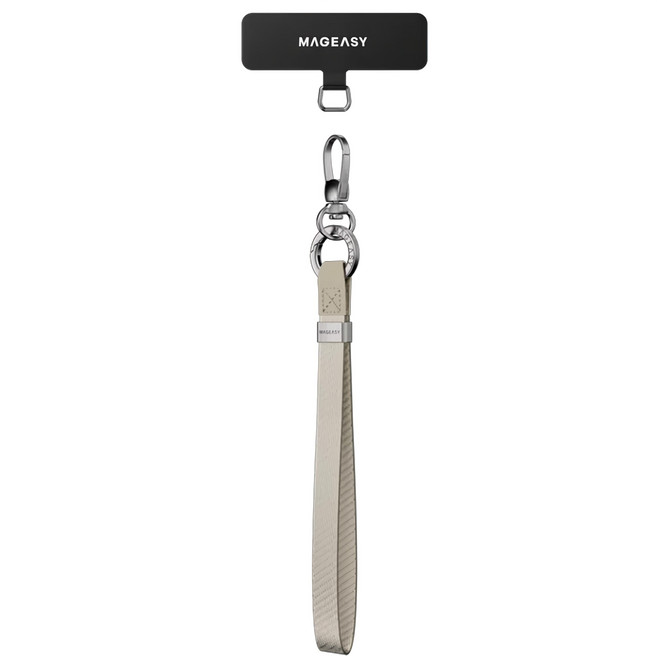 MAGEASY UTILITY WRIST STRAP 手腕掛繩 + 掛繩片組 15mm, 星光色, 1組
