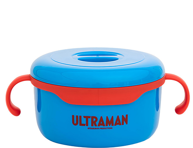 KiKimmy ULTRAMAN 超人力霸王 304不鏽鋼雙耳餐碗, 1個, 藍色