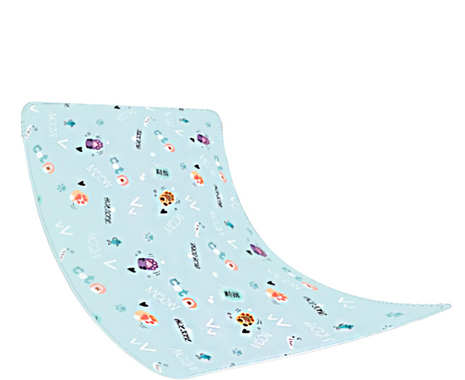 Vanibaby 寶寶隔尿墊, 綠色 貓爪, 1個