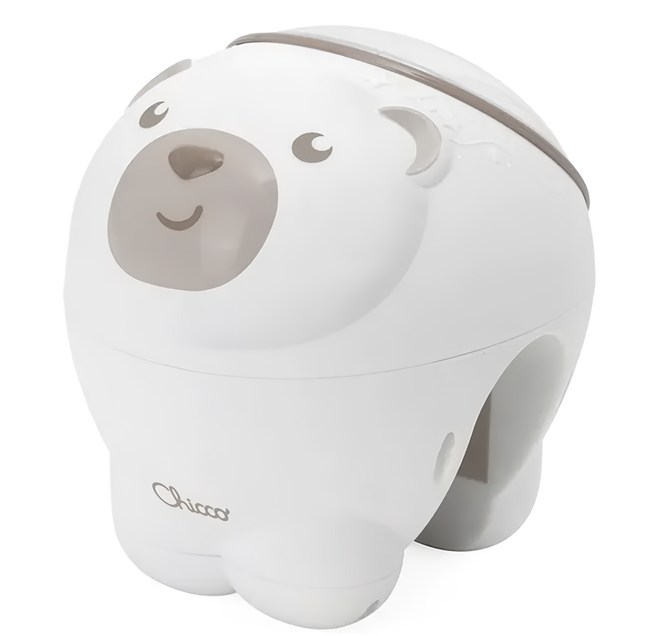 Chicco Next 2 Me專用 北極熊極光投射燈, 米色, 1個