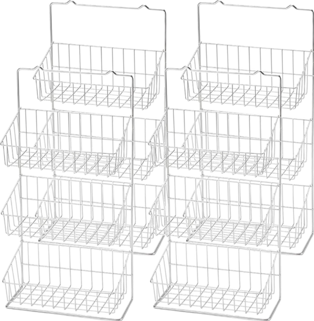 204不銹鋼三層收納架 K-102, 銀色, 4個