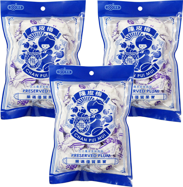 惠香 陳皮梅, 130g, 3袋