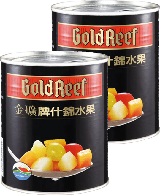 GoldReef 金礦 什錦水果, 825g, 2罐