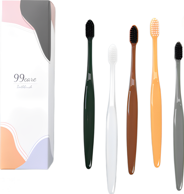 구구케어 칫솔 차콜 8종 세트, 8개입, 1세트