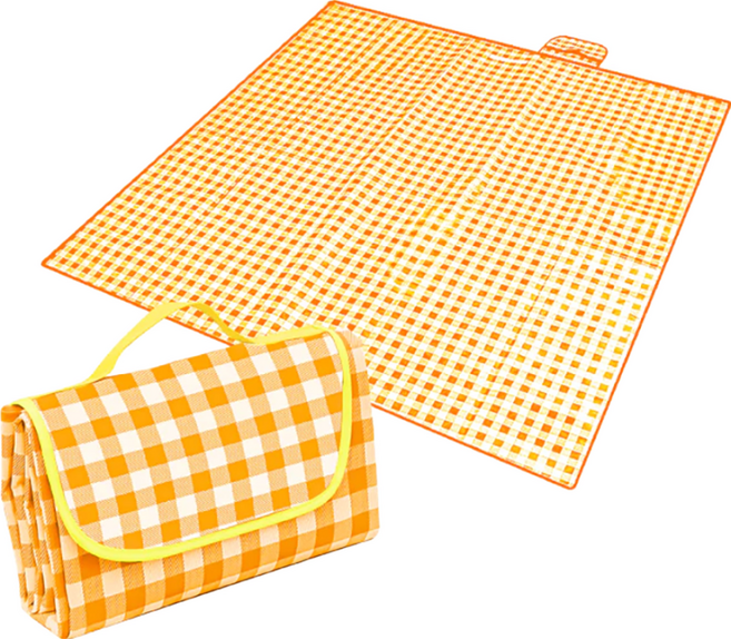 Y627 野餐墊 Set 2個 活力橙 防水, 1組