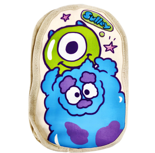 Disney 迪士尼塗鴉風帆布水壺袋 14 x 7 x 22cm 3歲以上, 毛怪大眼, 1個