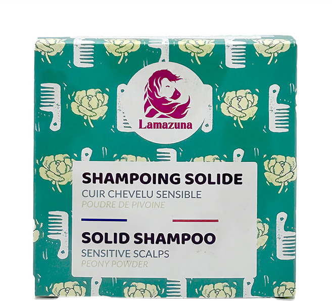 Lamazuna 牡丹粉洗髮皂 敏感頭皮適用, 70ml, 1盒