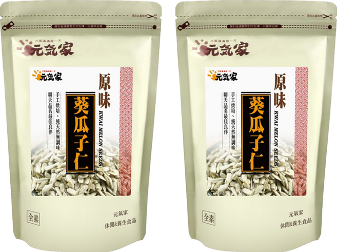 元氣家 烘焙葵瓜子仁, 200g, 2包