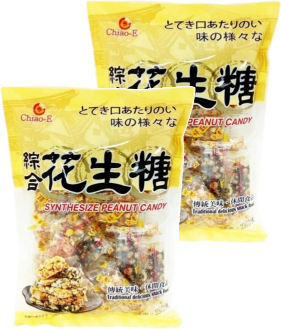 Chiao-E 巧益 綜合花生糖, 230g, 2袋