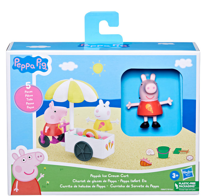 Peppa Pig 粉紅豬小妹 佩佩豬的冰淇淋車遊戲組, 1盒