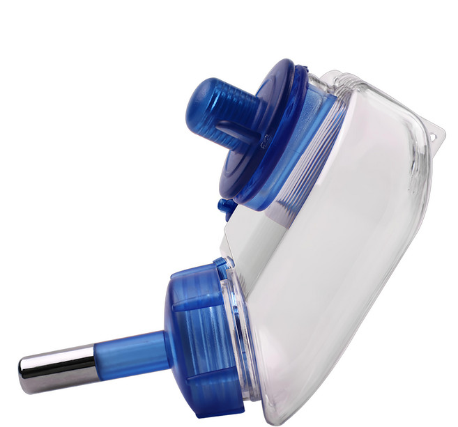 HERCHY 禾其 小動物飲水器 L 200ml, 藍色 + 透明, 1個