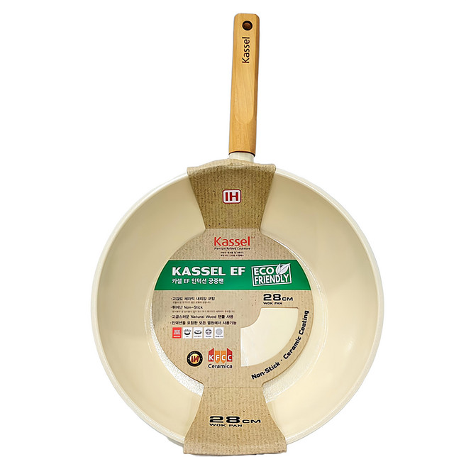 Kassel 珍珠陶瓷深型超輕不沾炒鍋, 28cm, 1個