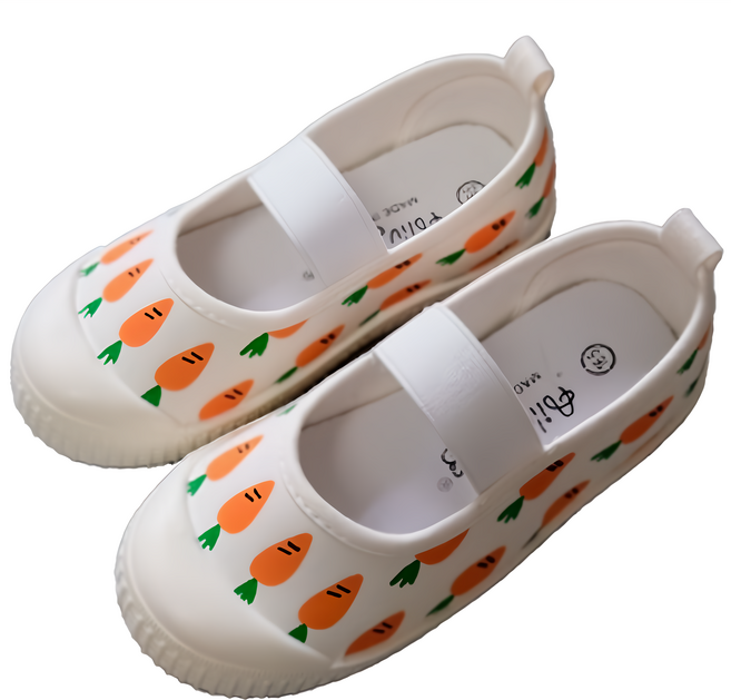 AiLvYang 愛綠羊 鬆緊套鞋 18碼(18cm) 胡蘿蔔 兒童帆布鞋