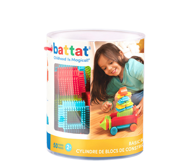 BRISTLE BLOCKS 鬃毛積木(50pcs), Multicolor, 1入