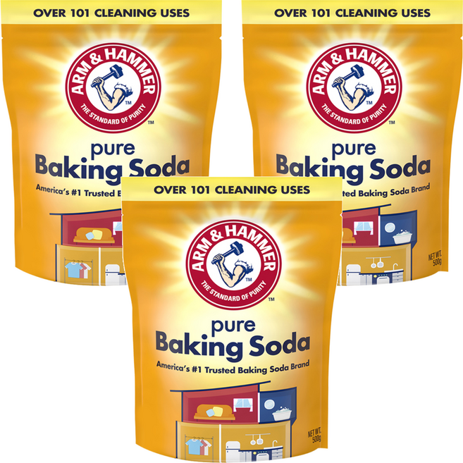 ARM&HAMMER 小蘇打粉, 500g, 3包
