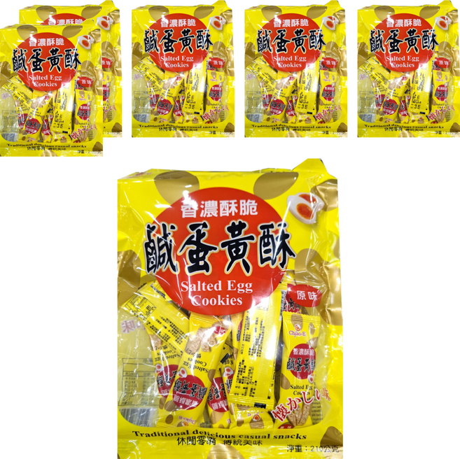 Chiao-E 巧益 原味鹹蛋黃酥, 210g, 6袋