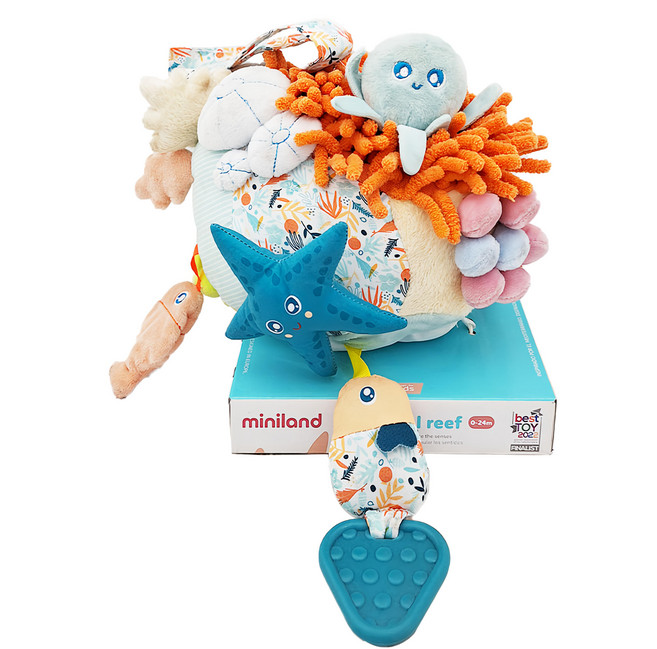 Miniland 感官觸覺球 (可水洗) 0歲以上, 海底世界 多色, 1個