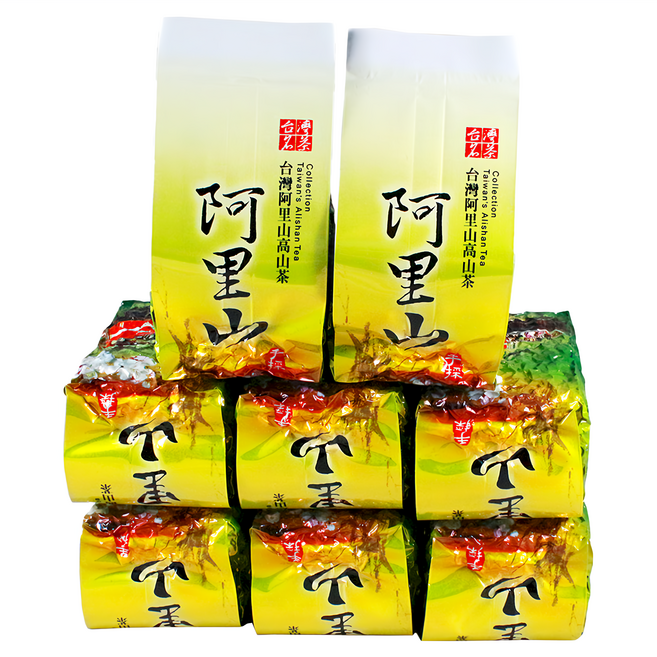 龍源茶品 鑫龍源 阿里山綴砡琀珠烏龍茶葉 附提袋, 150g, 8包, 1組