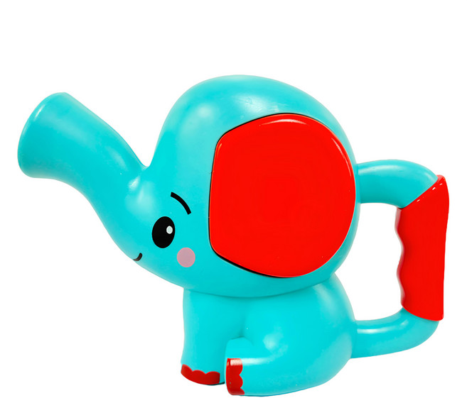 fisher-price 費雪 手搖灑水小象, 1個, 藍色