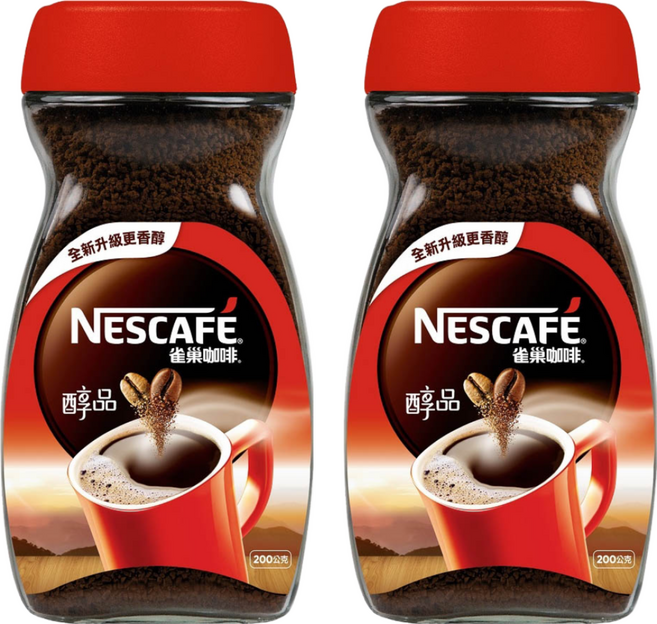 NESCAFE 雀巢咖啡 醇品風味, 200g, 1入, 2罐