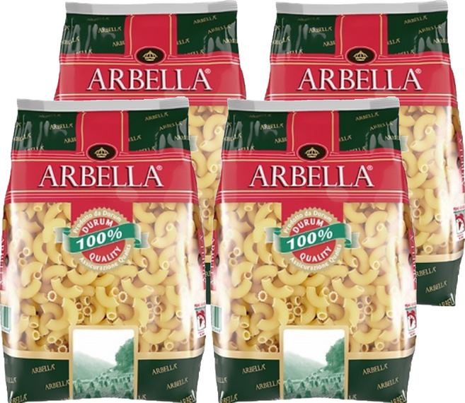 ARBELLA 阿貝拉 彎管麵, 500g, 4包
