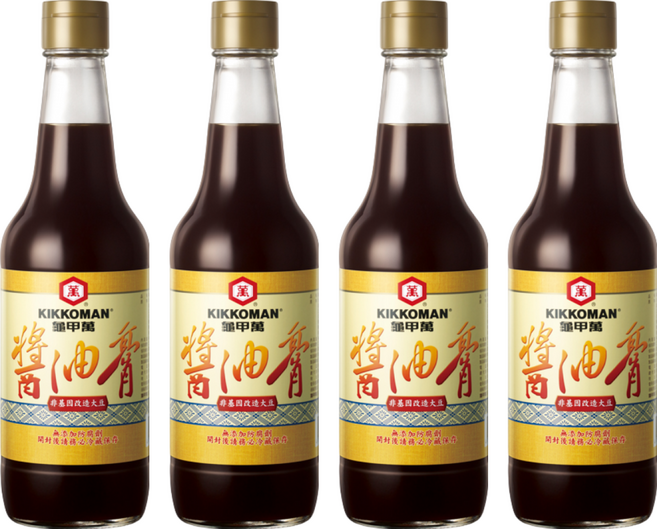 KIKKOMAN 龜甲萬 醬油膏, 490ml, 4瓶
