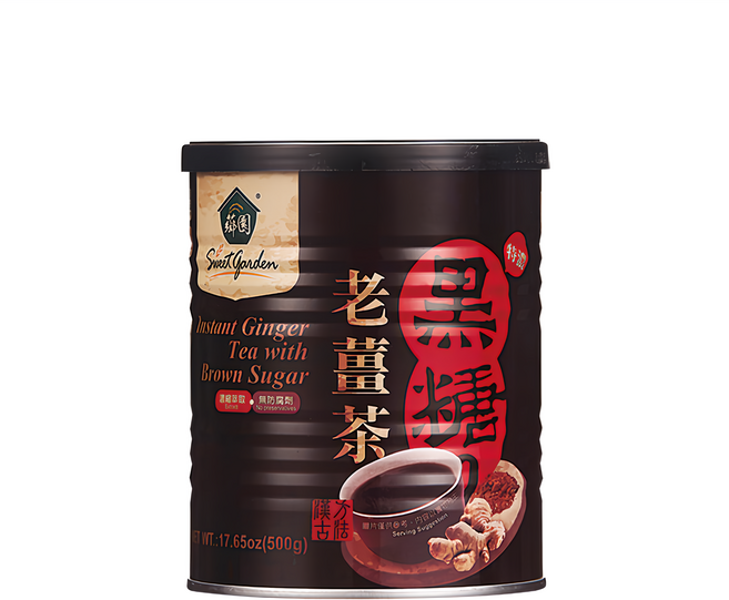 薌園 黑糖老薑茶, 500g, 1罐, 1罐