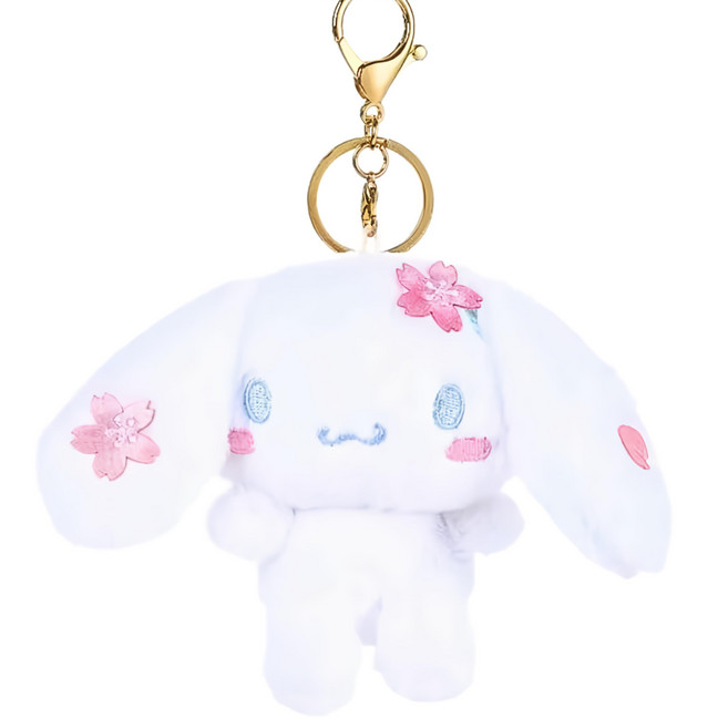 Cinnamoroll 大耳狗喜拿 可愛造型玩偶吊飾鑰匙圈 16 x 12cm 60g, 16cm, 大耳狗春日櫻花, 1個