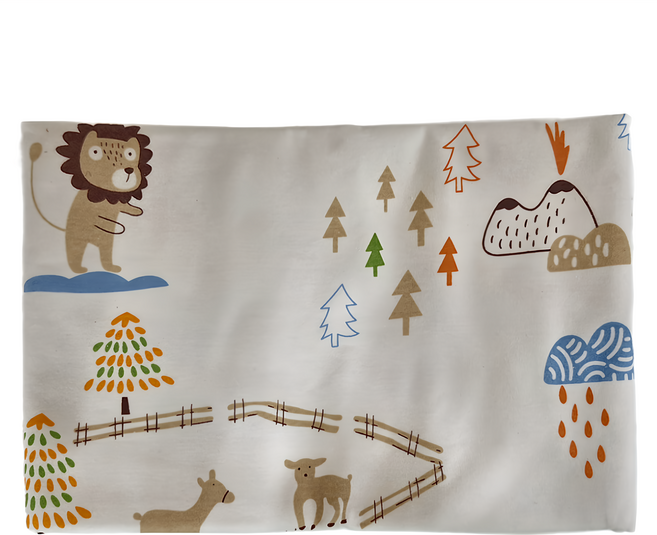 竹纖維三層嬰兒防水隔尿墊 棉+竹纖維, 野外生活 多色, 1件