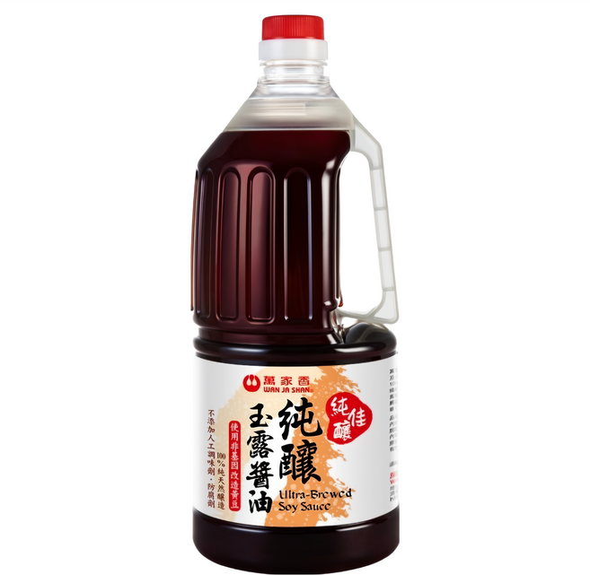 萬家香 純佳釀玉露醬油, 1個, 1.5L
