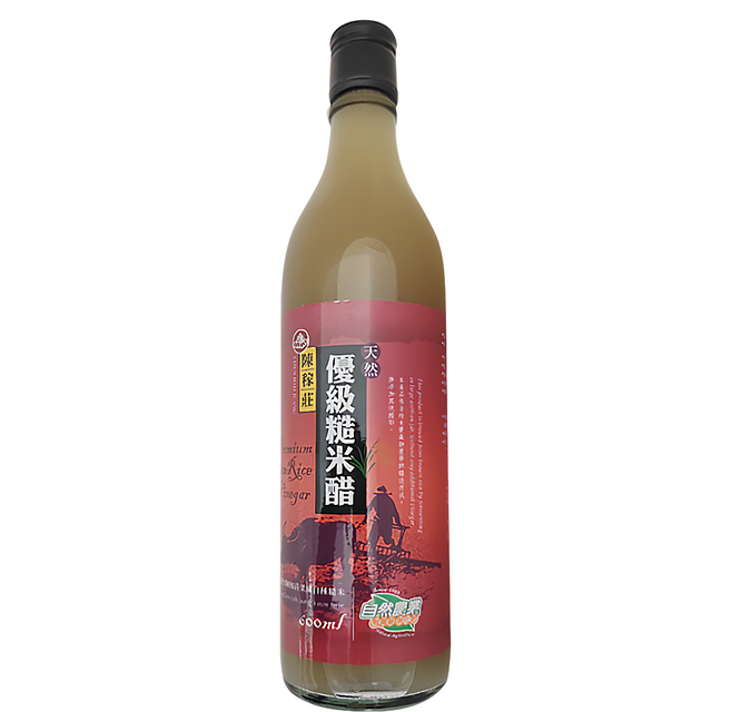 陳稼莊 優級糙米醋, 600ml, 1瓶