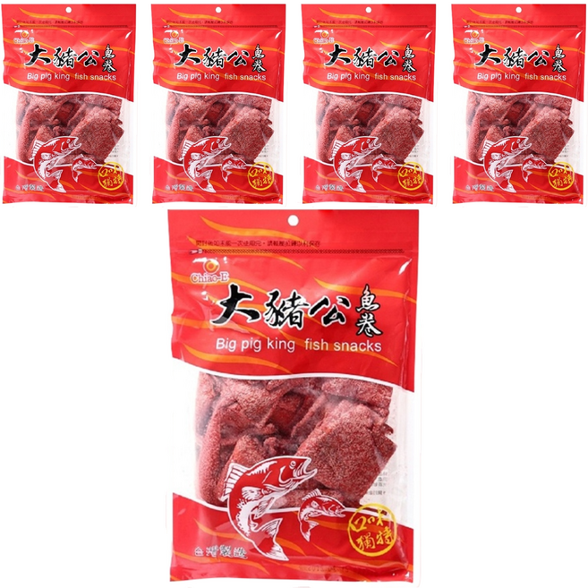 Chiao-E 巧益 大豬公魚卷, 200g, 5包