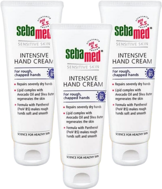 sebamed 施巴 B5密集修復護手霜, 75ml, 3條