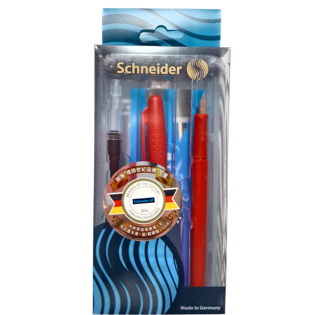 Schneider 施耐德 Fountain Pen 670 鋼筆 91221-GB0670F-1100 167032, F尖, 紅色