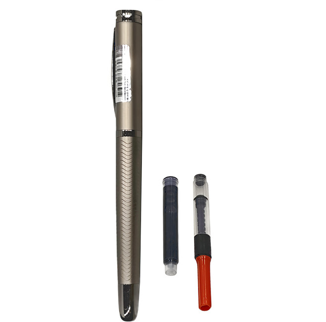 Suander.St 槍書法鋼筆 金屬塑料材質 含吸墨器卡水, 不適用, 霧黑