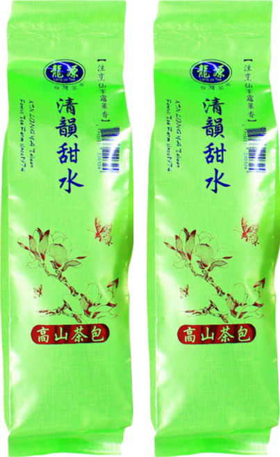 龍源茶品 鑫龍源 茶農職人經典台灣 清韻甜水高山茶包, 2g, 50包, 2袋