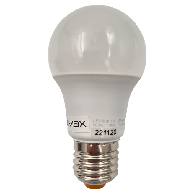 UNiMaX 美克斯 LED燈泡 5W, 黃光, 1個