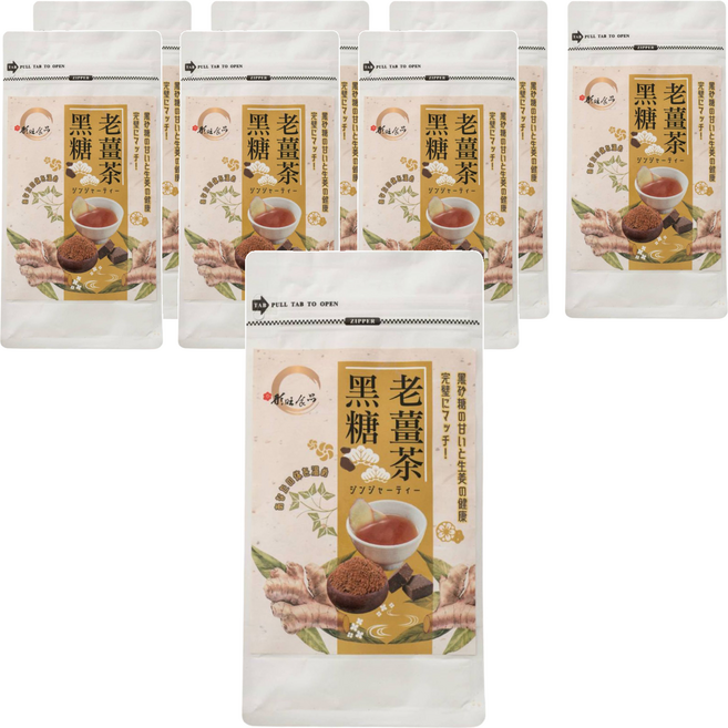 彤旺食品 黑糖老薑茶, 300g, 1包, 8包