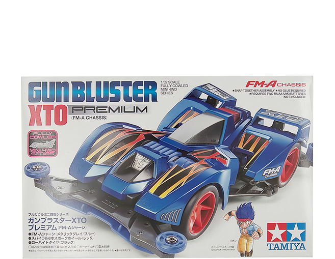 TAMIYA 田宮 四驅車 GUN BLUSTER XTO PREMIUM FM-A底盤 19451, 1盒