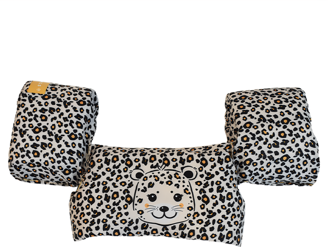 SWIM ESSENTIALS 幼兒/兒童臂圈型漂浮背心 2~6歲 15~30kg, 小花豹, 1個