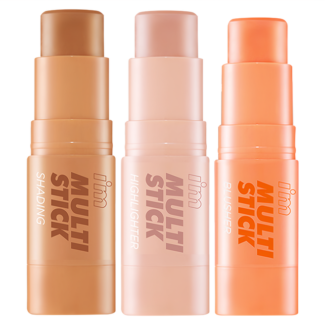 I'M MEME 我愛修容魔法棒, 陰影修容棒 + 腮紅棒 + 提亮修容棒, 1組