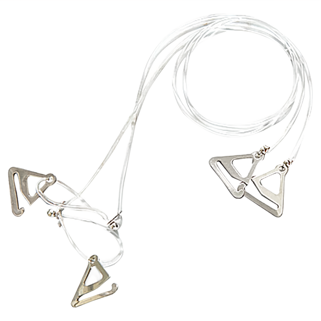 隱形胸罩內衣防滑透明可拆肩帶 2個