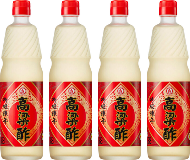 KONG YEN 工研 特級陳年高粱酢, 600ml, 4瓶