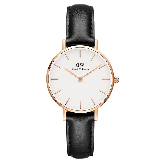 Daniel Wellington 手錶 北歐簡約設計 紳士休閒風格 礦石鏡面 不鏽鋼錶殼 皮革錶帶