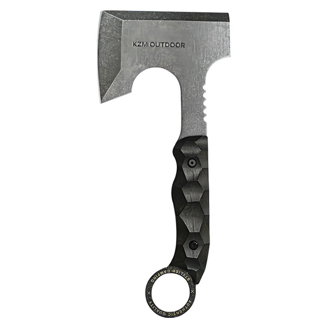 KZM OUTDOOR 工業風手斧 27 x 12cm 510g, 深色木紋, 1個