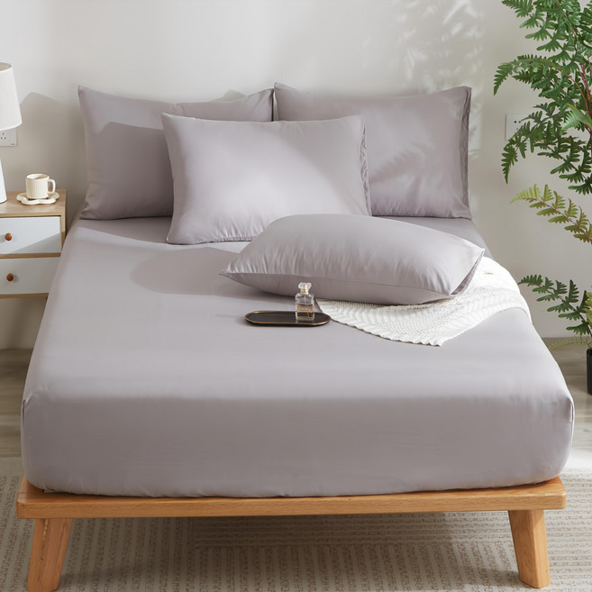 artis 雅緹絲寢具 親膚柔軟吸濕排汗磨毛加工處理素色床包 + 枕套 2個 台灣製