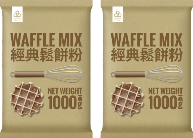 開元食品 經典鬆餅粉, 1kg, 2包
