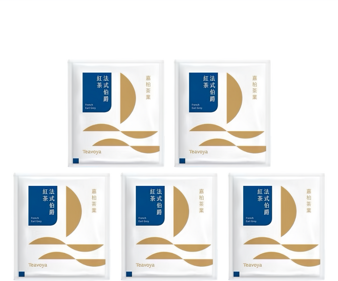 Teavoya 嘉柏茶業 法式伯爵茶, 3g, 5包, 1組