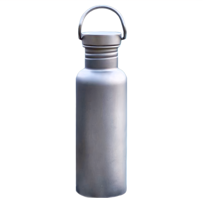 純鈦運動水壺, 鈦晶款, 560ml, 1個