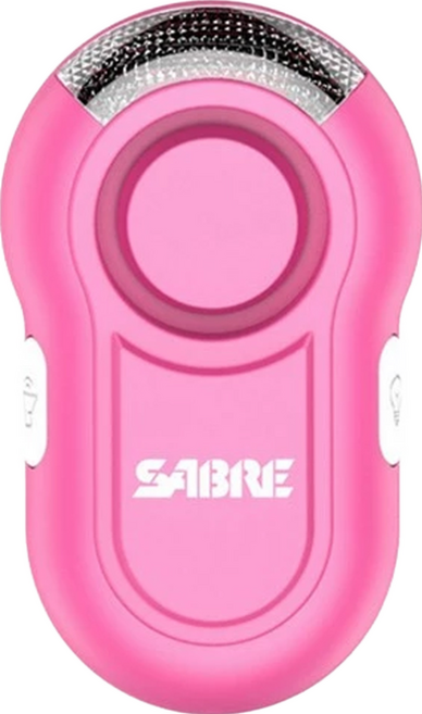 SABRE 沙豹 多功能閃光120高分貝個人警報器 帶LED燈 3種模式 可夾在臂帶、衣服、手提包、背包上, 1個